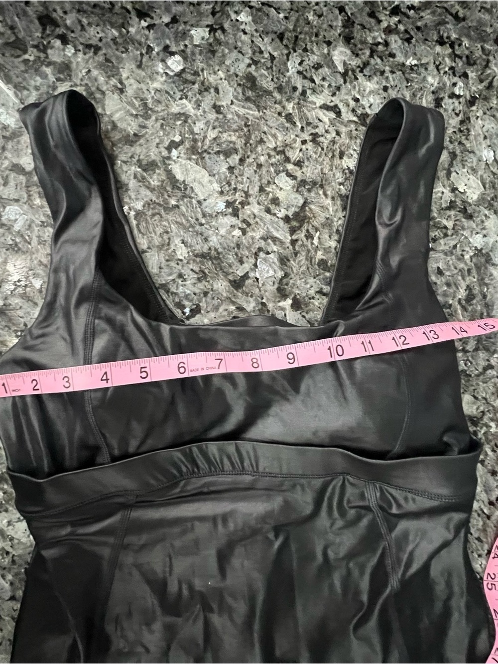 Fabletics large Motion365+ Shine Jumpsuit Black One Piece Unitard NWT - Picture 9 of 11
